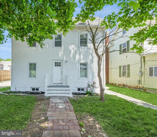 395 Main St, Cedarville, NJ 08311 - view of front facade featuring a front lawn