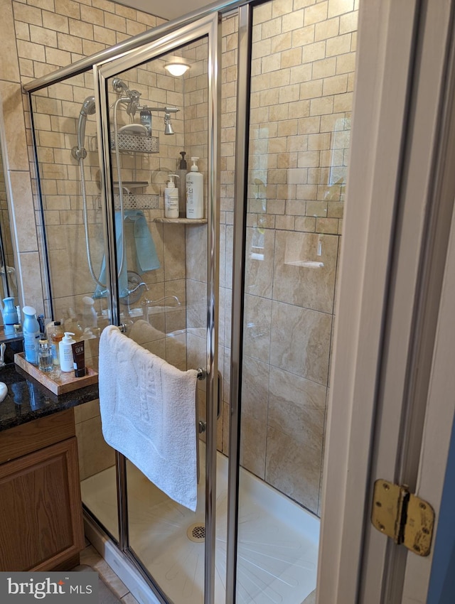 2834 E Boss Arnold Rd, Jefferson, MD 21755 - bathroom featuring a stall shower and vanity