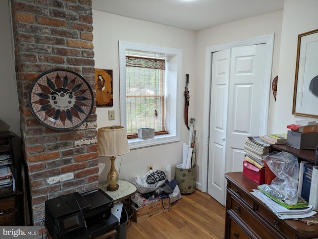 2834 E Boss Arnold Rd, Jefferson, MD 21755 - living area with wood finished floors