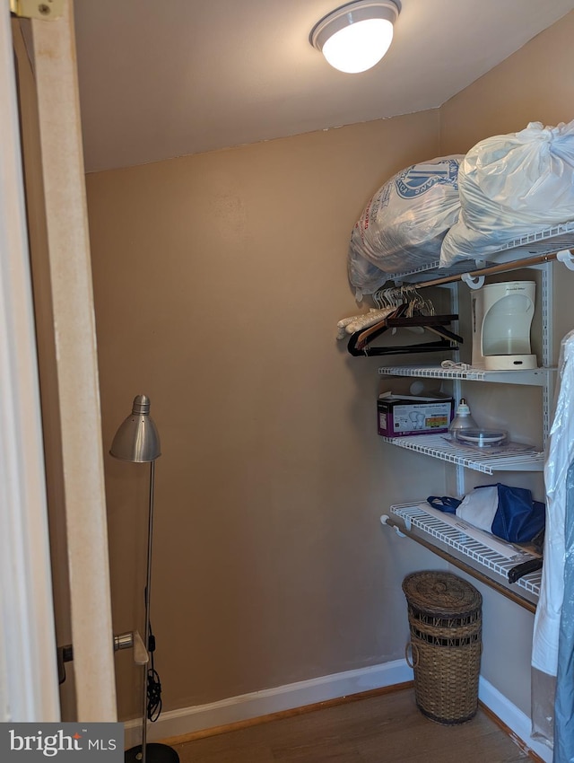 2834 E Boss Arnold Rd, Jefferson, MD 21755 - walk in closet with wood finished floors