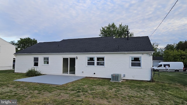 20 Twisting Ln, Willingboro, NJ 08046 - back of property with a patio area and central AC