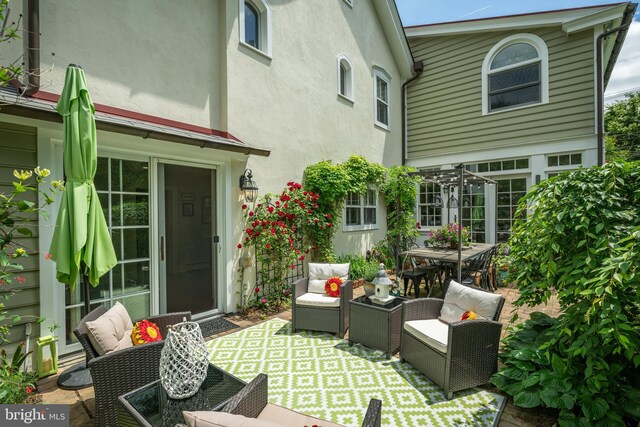 315 Linden Ave, Doylestown, PA 18901 - view of patio / terrace with an outdoor hangout area
