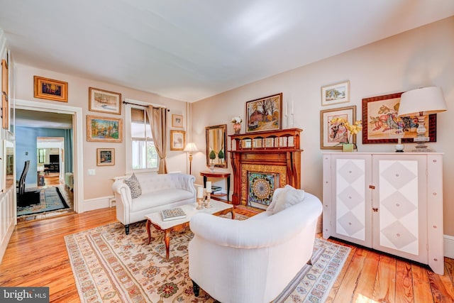 315 Linden Ave, Doylestown, PA 18901 - living room featuring light wood-style floors