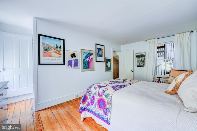 315 Linden Ave, Doylestown, PA 18901 - bedroom with baseboards and light wood-type flooring