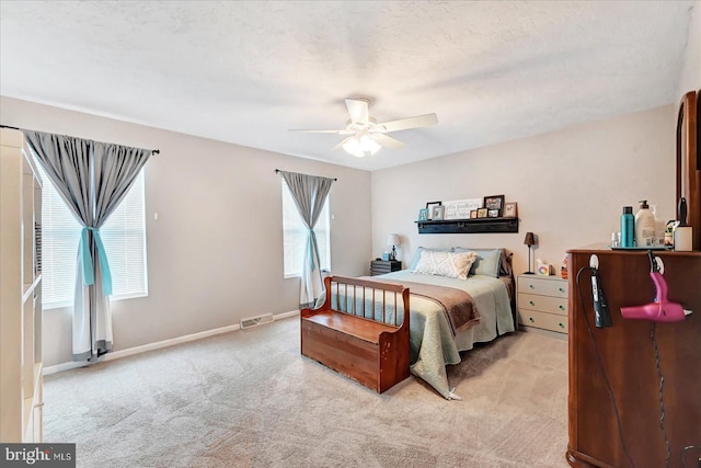 96 Billerbeck St, New Oxford, PA 17350 - bedroom featuring light colored carpet, a ceiling fan, and baseboards
