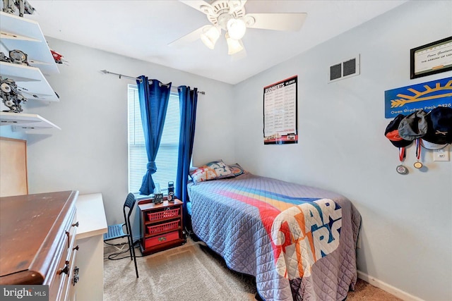 96 Billerbeck St, New Oxford, PA 17350 - carpeted bedroom with a ceiling fan