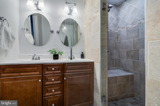 830 Willow Way, Prince Frederick, MD 20678 - full bath featuring double vanity and a shower stall