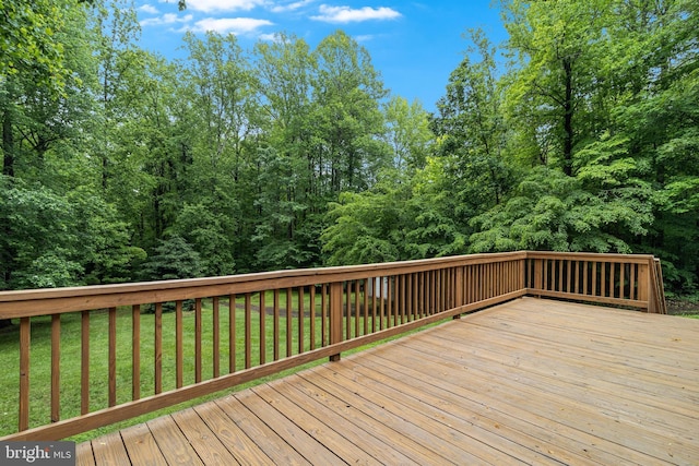 830 Willow Way, Prince Frederick, MD 20678 - wooden deck featuring a yard