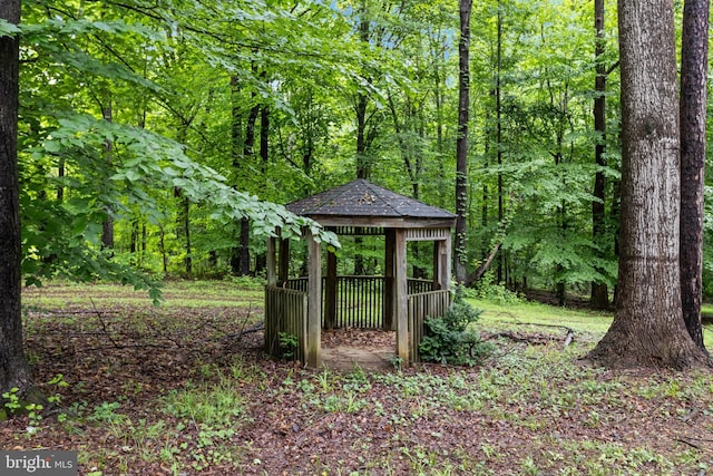 830 Willow Way, Prince Frederick, MD 20678 - view of outbuilding with a gazebo and a view of trees