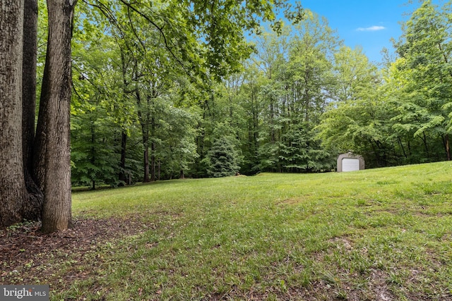 830 Willow Way, Prince Frederick, MD 20678 - view of grassy yard with a view of trees