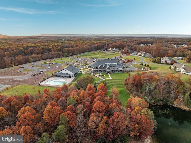 103 Titmouse Ct, Lake Frederick, VA 22630 - aerial overview of property's location with a heavily wooded area