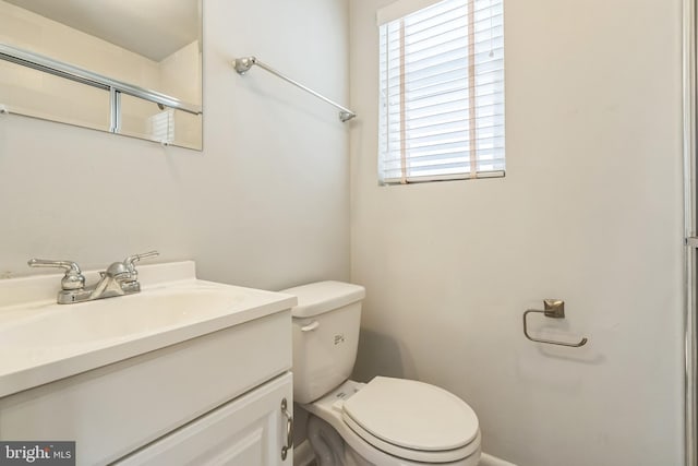 1808 Sara Ave, Severn, MD 21144 - full bath featuring toilet, vanity, and a shower with shower door