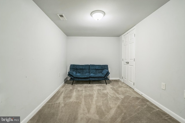 1808 Sara Ave, Severn, MD 21144 - sitting room featuring carpet flooring and baseboards