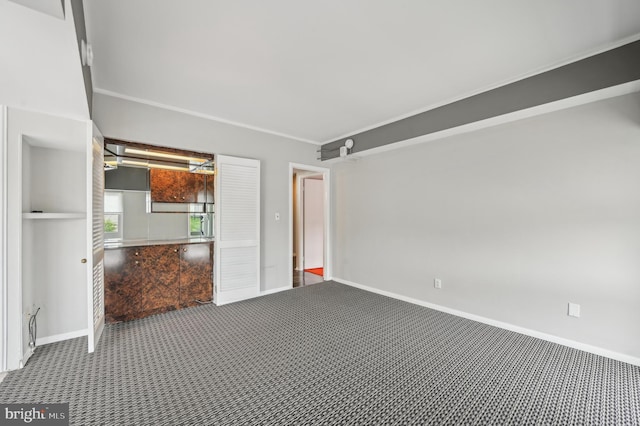 3601 Clarks Ln Unit 424, Baltimore, MD 21215 - unfurnished living room featuring carpet and baseboards