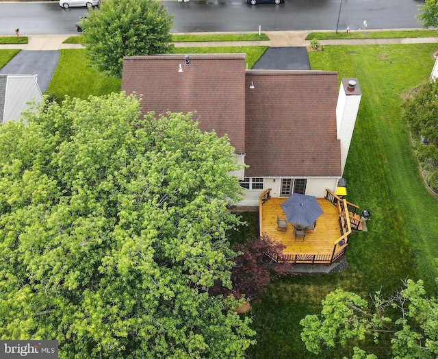 5441 Gladewright Dr, Centreville, VA 20120 - view from above of property