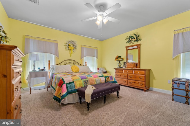 20843 Country Rd, Georgetown, DE 19947 - bedroom featuring carpet floors, a ceiling fan, and baseboards