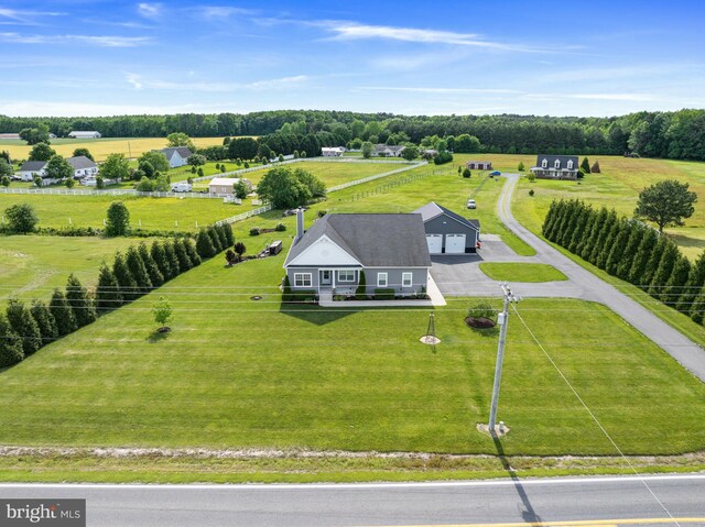 20843 Country Rd, Georgetown, DE 19947 - aerial view of sparsely populated area with a tree filled landscape