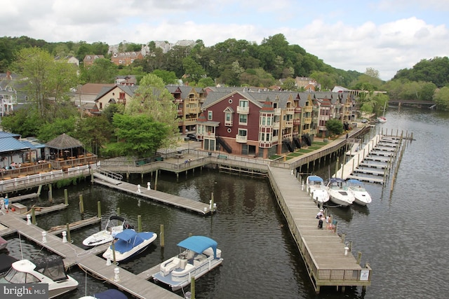 8301 Crestridge Rd, Fairfax Station, VA 22039 - dock featuring a water view