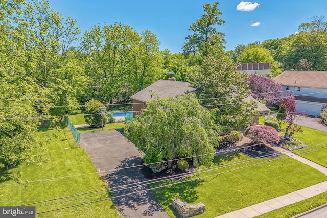 7715 Doe Ln, Glenside, PA 19038 - aerial view of a pool