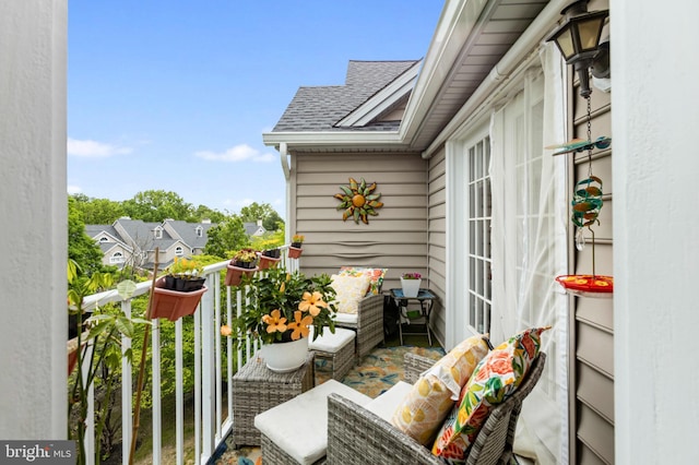3214 Charing Cross Unit 18, Wilmington, DE 19808 - balcony with a residential view