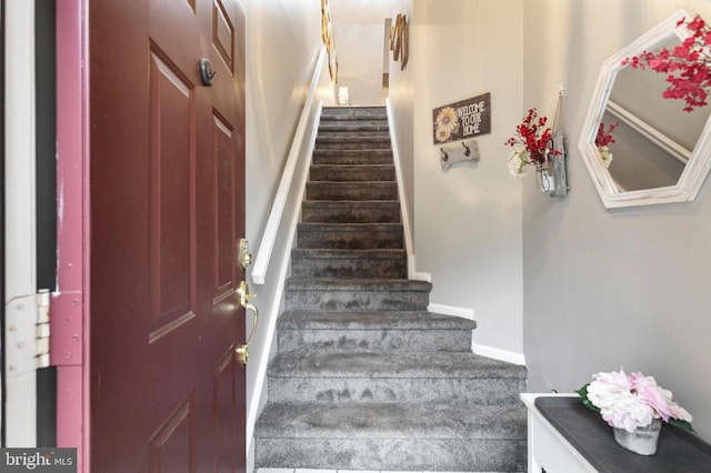 3214 Charing Cross Unit 18, Wilmington, DE 19808 - stairs featuring baseboards