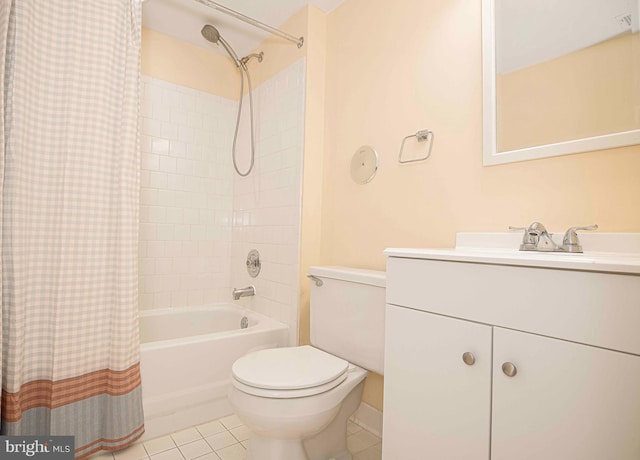 1 Lough Mask Ct Unit 101, Lutherville Timonium, MD 21093 - bathroom featuring shower / bath combo, vanity, toilet, and tile patterned floors
