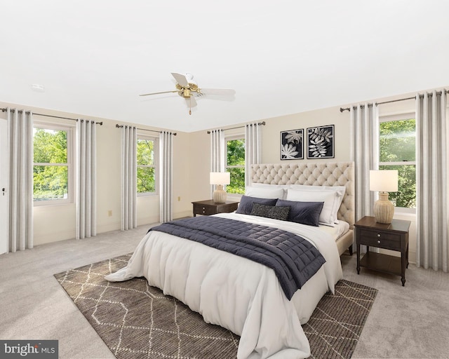 8423 Yellow Springs Rd, Frederick, MD 21702 - carpeted bedroom featuring ceiling fan
