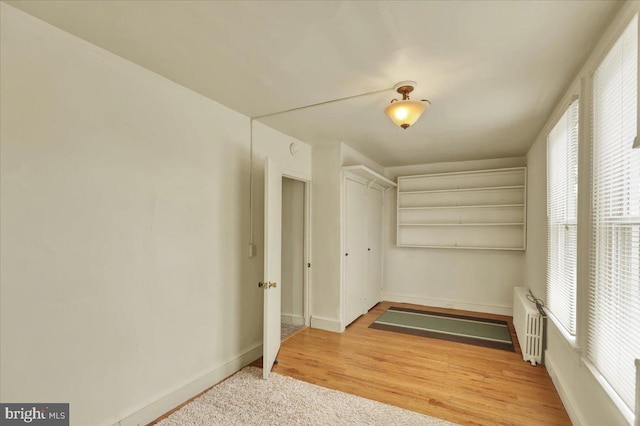 410 Windsor St, Wyomissing, PA 19610 - walk in closet with radiator and wood finished floors