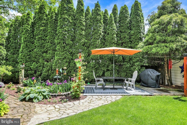 410 Windsor St, Wyomissing, PA 19610 - view of yard featuring a patio area