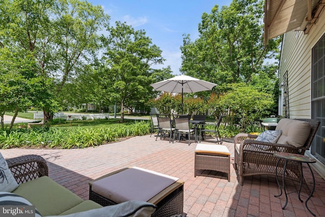 7482 Jeffreys Way, Easton, MD 21601 - view of patio with outdoor lounge area and outdoor dining area