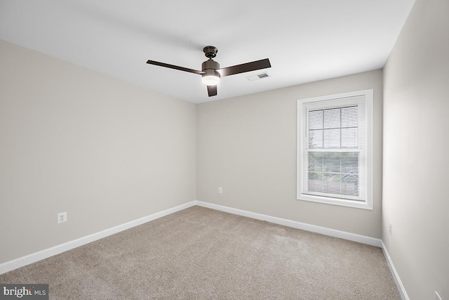 6712 Ridgecrest Rd, New Market, MD 21774 - empty room featuring carpet, ceiling fan, and baseboards