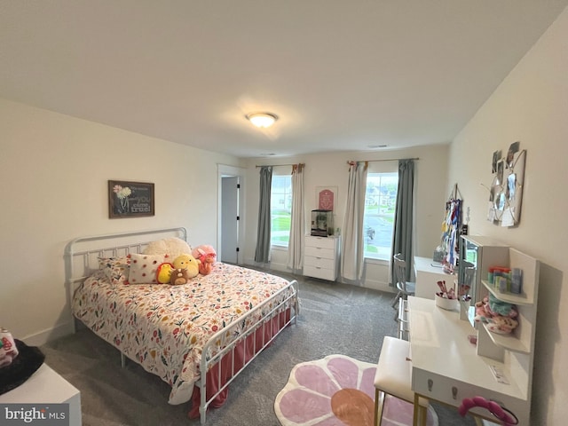 16801 Chalet Ct, Chesterfield, VA 23832 - bedroom with dark colored carpet and baseboards