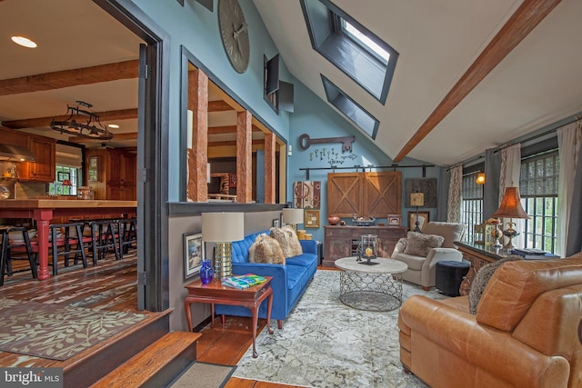 1249 Pebble Hill Rd, Doylestown, PA 18901 - living area with wood finished floors and recessed lighting