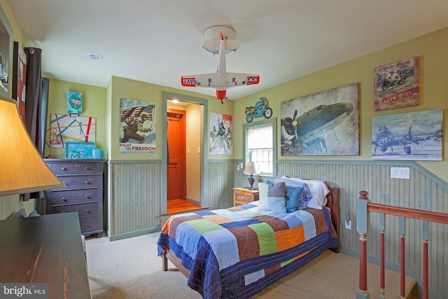 1249 Pebble Hill Rd, Doylestown, PA 18901 - carpeted bedroom with wainscoting