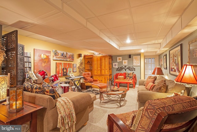 1249 Pebble Hill Rd, Doylestown, PA 18901 - living area with carpet flooring