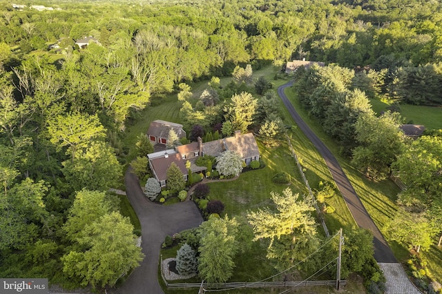 1249 Pebble Hill Rd, Doylestown, PA 18901 - aerial view of property's location with a forest