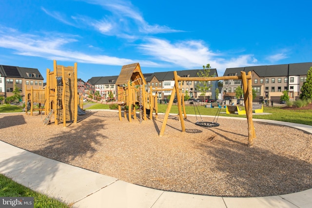 644 Lakemont Dr, Glen Burnie, MD 21060 - community play area featuring a residential view