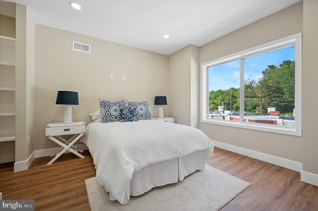 6210 Clearview St, Philadelphia, PA 19138 - bedroom featuring baseboards, recessed lighting, and wood finished floors