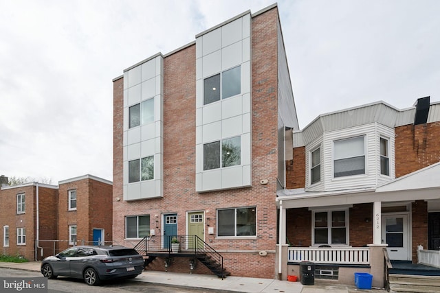 6210 Clearview St, Philadelphia, PA 19138 - view of front of house with brick siding and covered porch