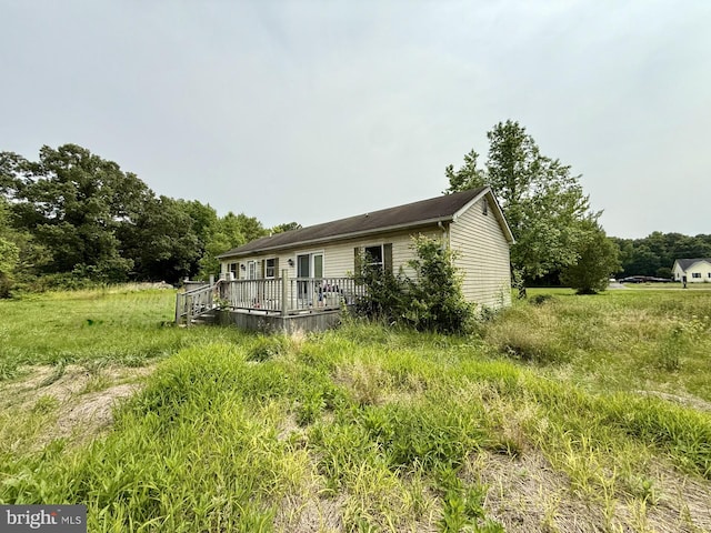 1170 Proctors Purchase Rd, Hartly, DE 19953 - view of front of house with a deck