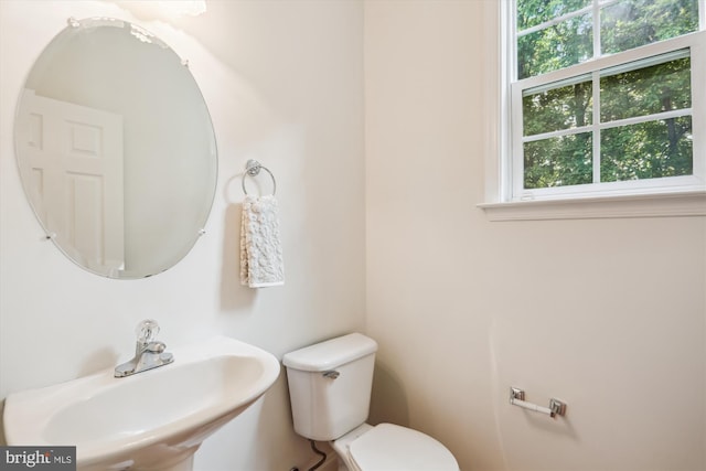 14908 Little Bennett Dr, Clarksburg, MD 20871 - bathroom with a sink, healthy amount of natural light, and toilet