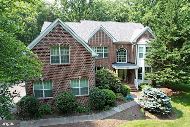 14908 Little Bennett Dr, Clarksburg, MD 20871 - view of front of home with brick siding and roof with shingles