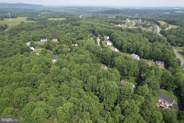 14908 Little Bennett Dr, Clarksburg, MD 20871 - aerial overview of property's location with a heavily wooded area