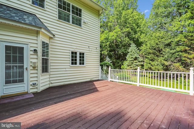 14908 Little Bennett Dr, Clarksburg, MD 20871 - view of wooden deck