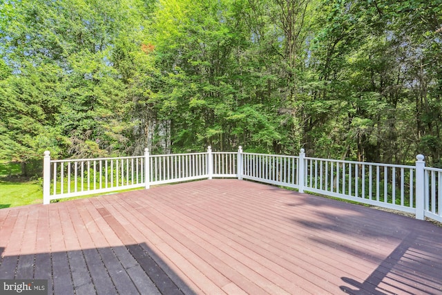 14908 Little Bennett Dr, Clarksburg, MD 20871 - wooden deck with a forest view