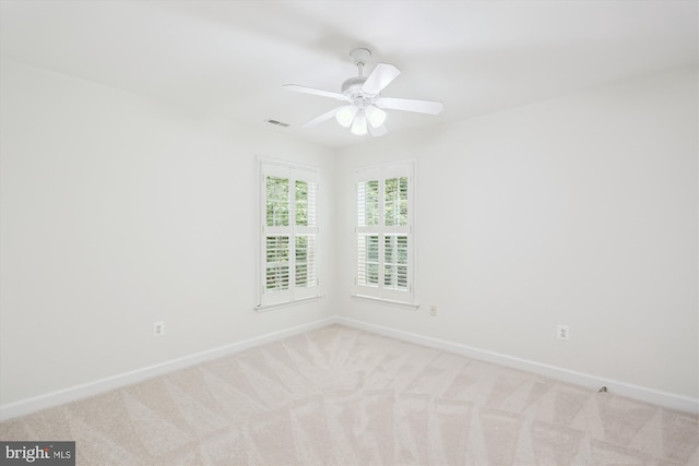14908 Little Bennett Dr, Clarksburg, MD 20871 - carpeted spare room featuring baseboards and ceiling fan