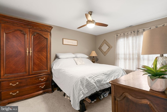 70302 Delaire Landing Rd Unit 302, Philadelphia, PA 19114 - bedroom featuring light colored carpet and a ceiling fan