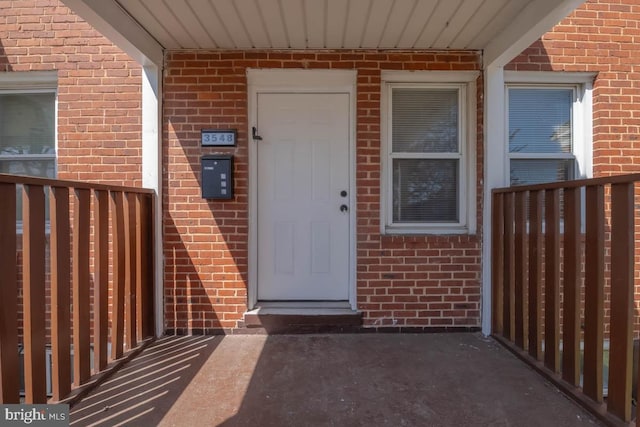 3548 Mcshane Way, Dundalk, MD 21222 - property entrance with brick siding