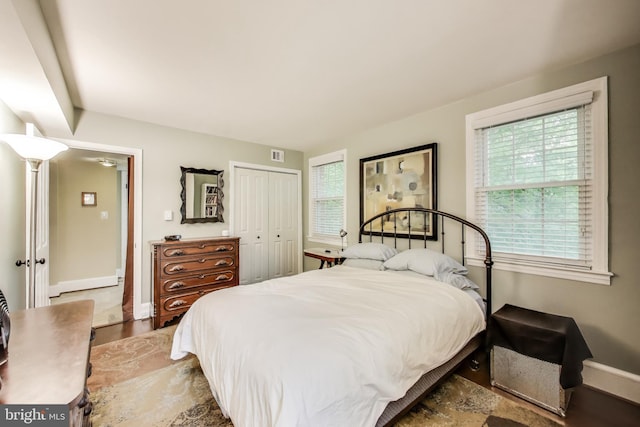 2725 Ordway St NW Unit 2, Washington, DC 20008 - bedroom with a closet and baseboards