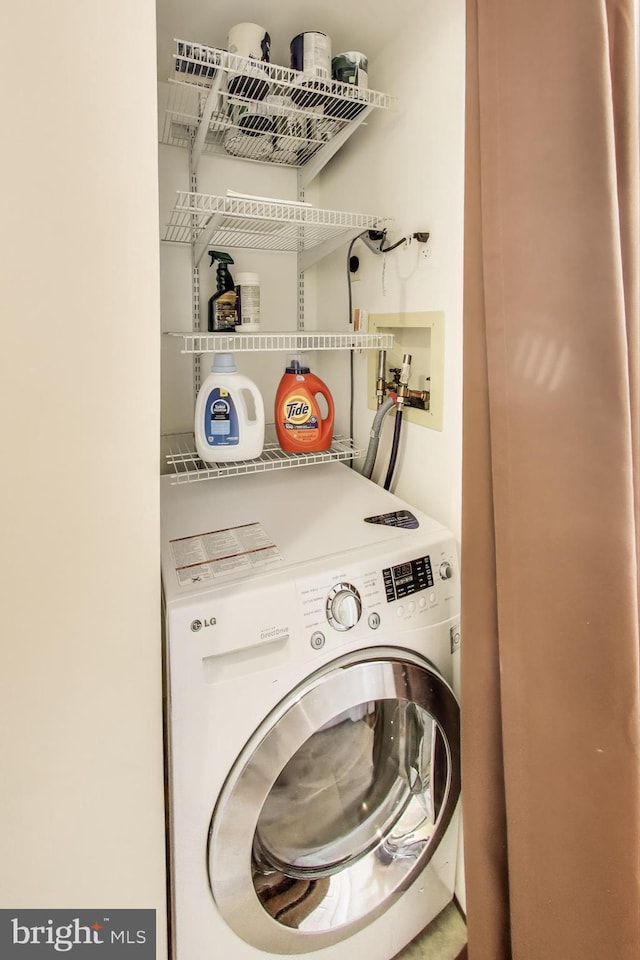 2725 Ordway St NW Unit 2, Washington, DC 20008 - laundry area featuring washer / clothes dryer